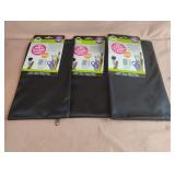 Zipper storage bags. 3 total