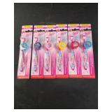 6 packs Jojo Siwa toothbrushes and protectors