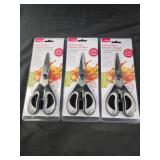 Kitchen shears lot of 3