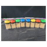 Two 4 ct each canister toothpicks