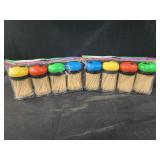 Two 4 ct each canister toothpicks
