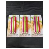 3 pks bag clips