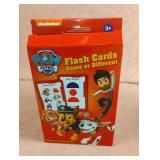 Paw Patrol flash cards. 6 packs