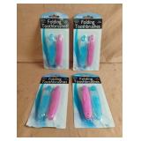Folding toothbrushes. 4-2 ct packs