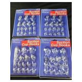 4 packs of suction cup hooks