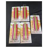 5 packs 3 each bag clips