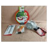 Microwave tray, veggie dude, thermometer and 6
