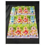 12 Sesame street pacifiers and pacifier holders