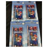 Lot of 4 Mariokart Notepad Pencil Packs