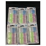 Lot of 6 Toothbrush Covers