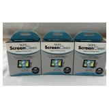 Lot of 3 Screen Clean Wipes Packs