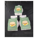 3 microwave egg pans