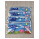 4 Peppa Pig Toothbrush Travel Kits