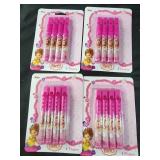 4 PACKS FANCY NANCY TOY FLUTES 4 CT EACH