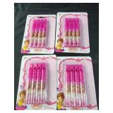 4 PACKS FANCY NANCY TOY FLUTES 4 CT EACH