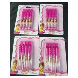 4 PACKS FANCY NANCY TOY FLUTES 4 CT EACH