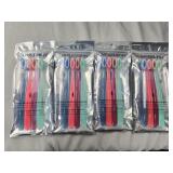 4- Packs of 4 Ergonomic Toothbrushes