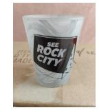 See Rock City shot glasses. 12 total