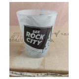 See Rock City shot glasses. 12 total