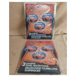 Lightning McQueen-3 hanging swirl decorations