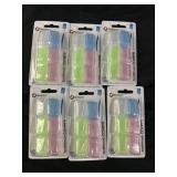 Lot of 6 Toothbrush Covers