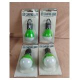 LED camping light. 4 total