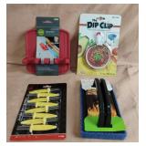 Grill cleaning scrubbing pad, jumbo corn holders,