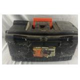 Black and Decker Tool Box with Miscellaneous