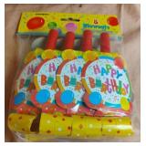 Happy Birthday blowouts. 8-12 ct cases