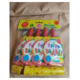 Happy Birthday blowouts. 8-12 ct cases