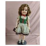 Shirley Temple 'Heidi' hard plastic doll 17'