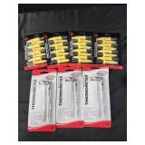 Corn cob holders, cooking thermometers