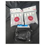 Travel waist pouch and 2 packs travel bottles