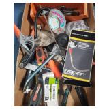 Assorted tools, Allen wrenches, scrapers,clamp,