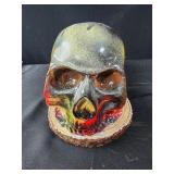 Skull knife block 6' tall