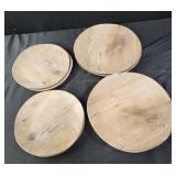 8 wood look Melamine plates