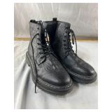 Size 11 Doc Marten Style Boots with Reptile Skin