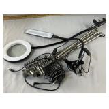 Lot of Overhead Lights and Gear for Tattoo Design