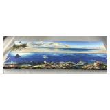 2 Oceanic Landscape Decor Wall Art - 35' Long