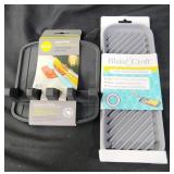 Sink sponge holder and utensil rest