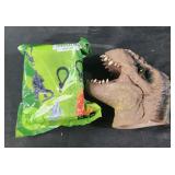 Dinosaur head, gorilla hanger