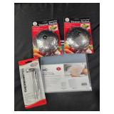 Steamer baskets, cooking thermometer,  microwave