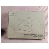 Triple shelf wall mount