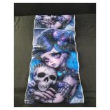 2 girl with skull stickers 11x18