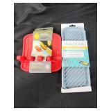 Sink sponge holder and utensil rest