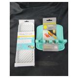 Sink sponge holder and utensil rest