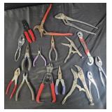 Assorted pliers