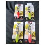 4 mini cheese knives