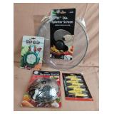 11' splatter screen, steamer basket, jumbo corn