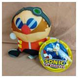 Sonic The Hedgehog 'Eggman' stuffed plush 5.5'